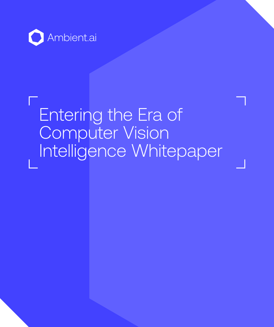 Entering the Era of Computer Vision Intelligence Whitepaper