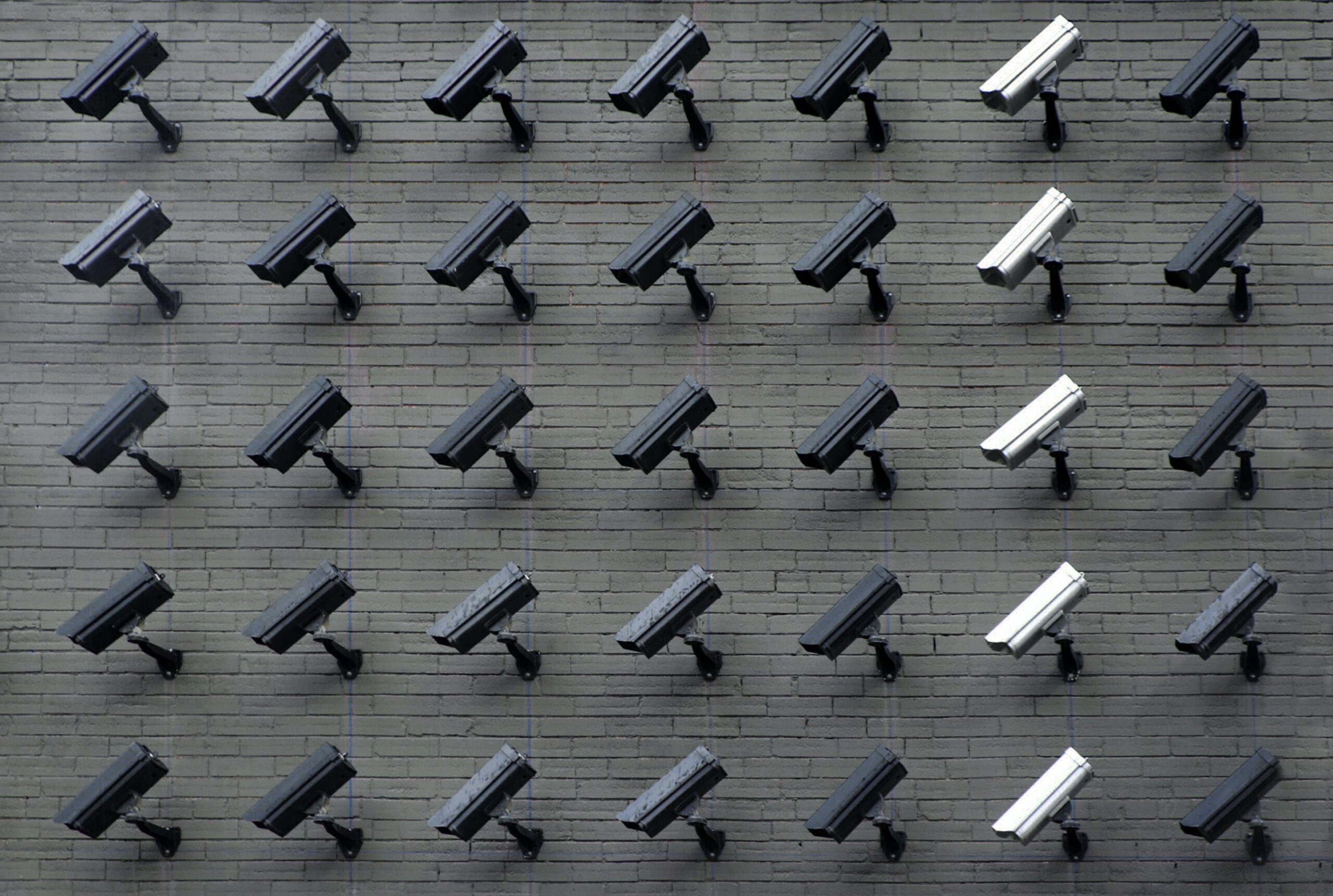 Surveillance cameras used for physical security investigations